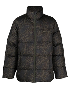 Пуховик Springfield с принтом пейсли, зеленый Carhartt wip