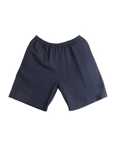 Хлопковые шорты с резинкой на талии, синий The row