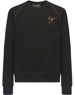 Джемпер с вышитым логотипом, черный Giuseppe zanotti