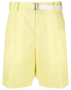 Шорты-бермуды с поясом, желтый Sacai