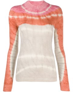 Missoni приталенный пуловер с узором тай дай 46 нейтральные цвета Missoni