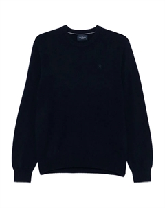 Шерстяной свитер, синий Hackett