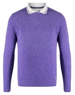 Толстовка с воротником поло, фиолетовый Jacob cohen