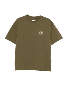 Футболка с логотипом, зеленый C.p. company