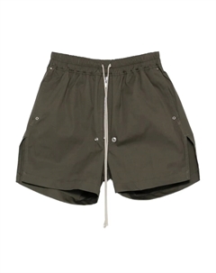 Шорты с застежкой-молнией на шнурке, зеленый Rick owens
