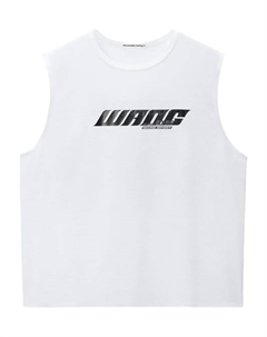 Жилет с лазерной резкой, белый Alexander wang