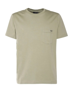 Футболка с круглым вырезом, зеленый Fay