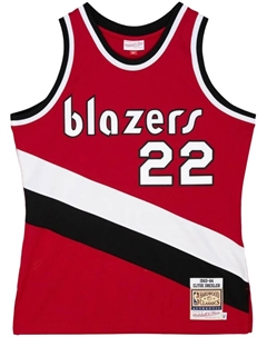 Топ NBA Portland Trail Blazers 83 Clyde Drexler, красный Mitchell and ness