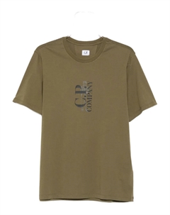 Футболка с логотипом, зеленый C.p. company