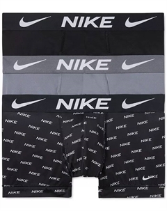 Мужские трусы-боксеры Dri-FIT Essential Micro Trunk, 3 шт, черный Nike