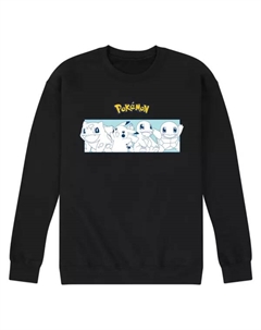 Мужская флисовая кофта Pokemon Starters Line, черный Licensed character