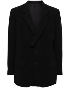 Однобортный пиджак, черный Yohji yamamoto