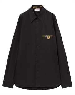 Поплиновая рубашка, черный Pucci