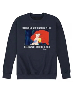 Мужская флисовая кофта «Русалочка», синий Disney