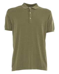 Рубашка-поло с коротким рукавом, зеленый Aspesi