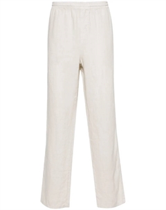 Льняные брюки прямого кроя, нейтральный Aspesi