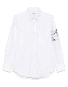 Рубашка с вышивкой, нейтральный Thom browne