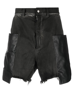 Шорты карго Stefan со вставками, черный Rick owens