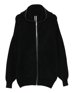 Толстовка с капюшоном на молнии, черный Rick owens