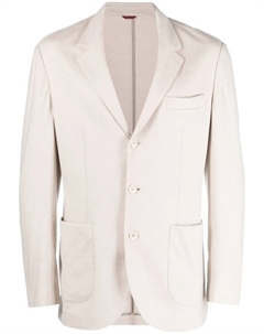 Кашемировый однобортный пиджак, нейтральный Brunello cucinelli