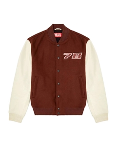 Бомбер из смесовой шерсти, красный Diesel