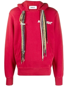Худи с логотипом и капюшоном на шнурках, красный Ambush