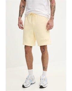 Хлопковые шорты, желтый Hugo
