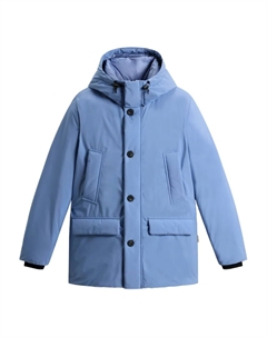 Куртка на пуговицах с капюшоном, синий Woolrich