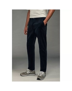 Мужские бежево-коричневые узкие брюки чино из вельвета, синий Next