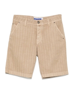 Шорты с узором в елочку, нейтральный Jacob cohen