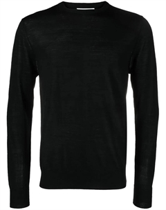 Шерстяной джемпер с круглым вырезом, черный Ballantyne