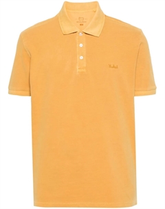 Рубашка поло с вышитым логотипом, желтый Woolrich