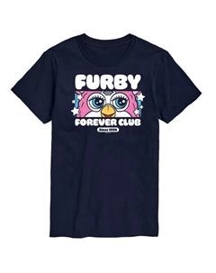 Мужская футболка с принтом Furby Forever Club, синий Hasbro