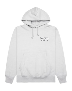 Пуловер с капюшоном и логотипом, серый Wacko maria