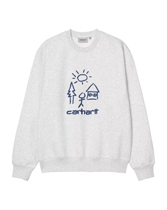 Толстовка с графичным принтом, серый Carhartt wip