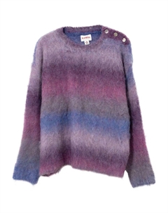 Свитер в полоску, фиолетовый Kamiya