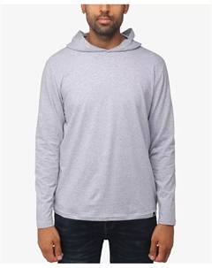 Мужская мягкая удлиненная толстовка с длинными рукавами, серый X-ray