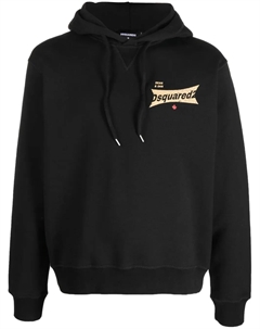 Худи с логотипом, черный Dsquared2