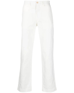 Прямые брюки с логотипом Polo, белый Polo ralph lauren