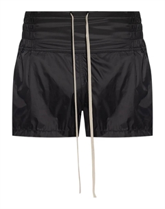 Шорты с эластичной талией и завязкой, черный Rick owens