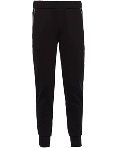 Спортивные брюки Re-Nylon с логотипом, черный Prada