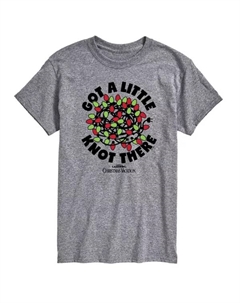 Мужская футболка с принтом "Немного узлов" в рождественском стиле, серый Licensed character