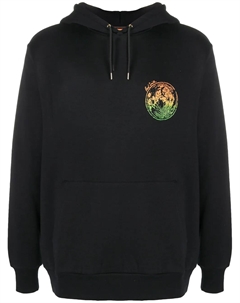 Худи с кулиской и логотипом, черный Paul smith