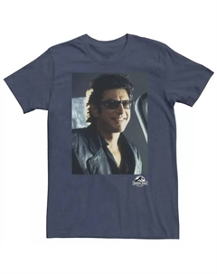 Футболка с хитрой улыбкой Голдблюма из «Парка Юрского периода», синий Licensed character