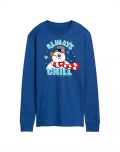 Футболка мужская Frosty The Snowman Always Chill с длинным рукавом, синий Licensed character