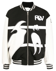 Бомбер Phoenix с вышивкой, черный Feng chen wang