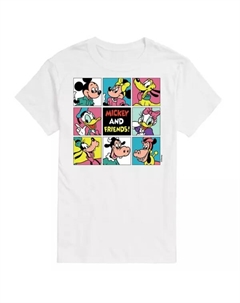 Футболка больших размеров Disney с друзьями Микки, белый Licensed character