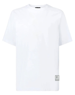Футболка с короткими рукавами и нашивкой-логотипом, белый Giuseppe zanotti