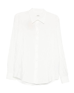 Рубашка с длинными рукавами, белый Sandro