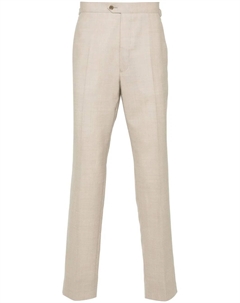 Брюки чинос со складками, нейтральный Fursac